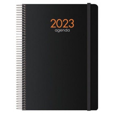 AGENDA 2025 SYNCRO DÍA PÁGINA 15 X 21 CM NEGRO DOHE 11620 - 25 (Espera 4 dias) en Huesoi